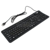 Клавиатура AgeStar <AS-HSK810L-Black> <USB&PS/2> 109КЛ, гибкая