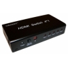 Разветвитель HDMI Switch Orient HS0401, 4-in/1-out, HDMI 1.3, HDTV1080p/1080i/720p, HDCP1.2, пульт ДУ