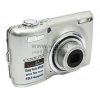 Nikon CoolPix L23 <Silver> (10.1Mpx, 28-140mm, 5x, F3.2-6.8, JPG, SDXC, 2.7", USB2.0, AV, AAx2)
