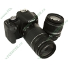 Фотоаппарат Canon "EOS 500D Kit" (15.1Мп, ЖК 3.0", SD/SDHC), черный + объектив EF-S 18-55 + EF 75-300 