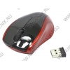 OKLICK Wireless Optical Mouse <540SW> <Black&Red> (RTL) USB  3btn+Roll,  уменьшенная  <88960>
