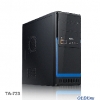 Корпус Vento (Asus) TA 723, ATX, 450/500W (ном./макс.), Black/Blue, 2*USB 2.0 /Audio/Fan 8см
