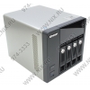 QNAP NAS Server<TS-459 Pro II> (Atom D525,4x3.5/2.5" HDD SATA,RAID0/1/5/5+/6/10,2xGbLAN,4xUSB2.0,2xUSB3.0,eSATAx2)