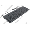 Клавиатура Kreolz LKS02 Black <USB>  104КЛ,  подсветка  клавиш