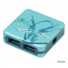 Концентратор USB 2.0 HUB A4-GUE-55W оригин. рисунок-"Wind", 4 порта