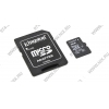 Kingston <SDC10/8GB>  microSDHC Memory Card 8Gb Class10  + microSD-->SD Adapter
