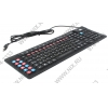 Клавиатура AgeStar <AS-HSK840-Black> <USB&PS/2> 109КЛ, гибкая
