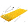 Клавиатура AgeStar <AS-HSK810FB-Yellow> <USB&PS/2> 109КЛ, гибкая