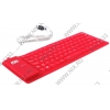 Клавиатура AgeStar <AS-HSK810FB-Red> <USB&PS/2> 109КЛ, гибкая