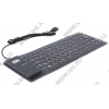 Клавиатура AgeStar <AS-HSK810FB-Black> <USB&PS/2> 109КЛ, гибкая