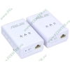 Powerline-адаптер HomePlug AV ASUS "PL-X32M" 1 порт 100Мбит/сек. (ret)