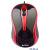 Мышь A4-Tech N-350-2 USB (BLACK+RED)