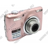 Nikon CoolPix L23 <Pink> (10.1Mpx, 28-140mm, 5x, F2.7-6.8 , JPG,SDXC, 2.7", USB2.0, AV, AAx2)