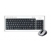 Клавиатура + мышь A4 V-Track 7500N клав:серебристый мышь:серебристый/черный USB беспроводная slim Multimedia