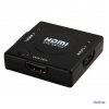 Разветвитель HDMI Switch Orient  Mini HS0201L, 2-in/1-out, HDMI 1.3b, HDTV1080p/1080i/720p, HDCP1.2, питание от HDMI, черный пл.корп