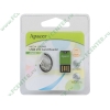 Устройство чтения карт памяти microSDHC Apacer "Mega Steno" APAM101G-S, внешн., зеленый (USB2.0) (ret)