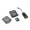 Kingston <MBLY10G2/4GB>  (microSDHC) Memory Card 4Gb Class10+ microSD-->SD+ USB-microSD