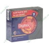 Пластиковая коробка для CD на 1 диск Digitex "DCASLCB-01-10CW", slim (10шт./уп.) 