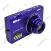 Nikon CoolPix S6200 <Blue> (16Mpx, 25-250mm, 10x, F3.2-5.8, JPG, SDXC, 2.7", USB2.0,  AV,HDMI, Li-Ion)