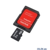 Карта памяти MicroSD 2Gb SanDisk + SD Adapter (SDSDQM-002G-B35A)