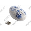OKLICK Wireless Optical Mouse <535XSW> <под гжель> (RTL) USB3btn+Roll, уменьшенная <45400>