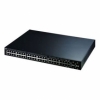 Коммутатор Zyxel GS2200-48 48-портовый управляемый коммутатор Gigabit Ethernet с 2 SFP-слотами и 48 разъемами RJ-45 из которых 4 совмещены с SFP-слота