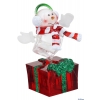 Новогодний сувенир "Снеговик - меломан" Orient NY6003,USB (29004)