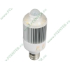 Лампа светодиодная FlexLED "LED-E27-10W-01W-Sen", 10Вт, с датчиком движения, с датчиком освещенности, теплый белый (ret)