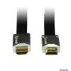 Кабель HDMI-HDMI Iconbit HQC HDMI 302B 3М, 24К, позолоченные контакты и разъемы