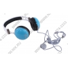 Наушники с микрофоном Cosonic CD-668MV Glossy Blue (шнур 2.2м,  с регулятором громкости)