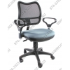 Ch-799AXSN/Grey-26-25 Кресло (Спинка чёрная сетка,  сиденье серое)