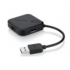 Хаб Belkin Ultra Mini Hub 4-port USB2.0 black F5U407cwBLK