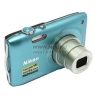 Nikon CoolPix S3300 <Green> (16.0Mpx, 26-156mm, 6x, F3.5-6.5, JPG, SDXC, 2.7", USB2.0/AV, Li-Ion)