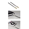 Аудиокабель AluLine для Apple iPod Nano/Touch/iPhone/iPad  и других, 3.5 jack (m-m), позолоченные контакты, 2.0 м, серебристый, Hama     [ObG] (H-104543)