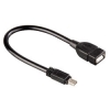 Адаптер USB 2.0 mini B-A (m-f), 0.1 м, *, черный, Hama     [ObR] (H-107201)