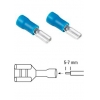 Коннектор для кабеля, 2.8 мм, 5 шт, синий, Hama     [ObR] (H-42680)