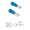 Коннектор для кабеля, 4.8 мм, 5 шт, синий, Hama     [ObR] (H-42681)