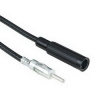 Удлинитель антенного кабеля для автомобиля, 0.75 м, черный, Hama     [ObR] (H-43620)