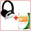 НАБОР (наушники SteelSeries Spectrum 4xb 61260,белые + карточки Xbox Live 3 Gold в подарок!) - комплект профессиональный игровой: наушники, микрофон. (SS_Spectrum 4xb bund)