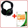 НАБОР (наушники SteelSeries Spectrum 5xb 61261,черные + карточки Xbox Live 3 Gold в подарок!) - комплект профессиональный игровой: наушники, микрофон. (SS_Spectrum 5xb bund)