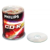 CD-R Philips      700МБ, 80 мин., 52x, 100шт., Cake Box, записываемый компакт-диск (CDR-PHC700B)