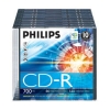 CD-R Philips      700МБ, 80мин., 52x, 10шт., Slim Case, записываемый компакт-диск (CDR-PHSC80H/10)