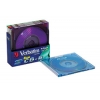 miniCD-R Verbatim  210МБ, 24 мин., 24x, 5шт.,Slim Color, DL, 8 см., записываемый компакт-диск (VER-43266)