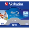 Blu-Ray Verbatim  25Gb, 6x, 1шт., Jewel Case, (43715), записываемый Blu-Ray диск (BD-R25J001/VER6)