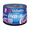 DVD-R Verbatim  4.7Gb, 16x, 50шт., Cake Box, (43548),  записываемый DVD диск (DVD-RC050/V16)