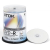 DVD-R TDK        4.7Gb, 16x, 100шт., Cake Box, Printable, (t19915), записываемый DVD диск (DVD-RPC100/TDK16)