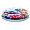 DVD+RW Philips     4.7Gb, 4x, 10шт., Cake Box, перезаписываемый DVD диск (DVD+RW/PHC10)