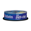 miniDVD+RW Verbatim  1.4Gb, 4x, 10шт., Cake Box, (43641), Printable, перезаписываемый DVD диск (DVD+RWMC010P/V4)
