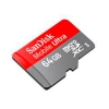 (SDSDQY-064G-U46A) Карта памяти SanDisk, стандарт microSDXC, Mobile Ultra, 64ГБ с адаптером SD, скорость 30МБ/с (200х) (SDMicro-64GBUltra/SD)
