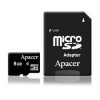 (AP8GMCSH10-R) Карта памяти Apacer, стандарт microSDHC, 8Gb, class 10, (для мобильных телефонов) (SDMicro10-8GB/AP)